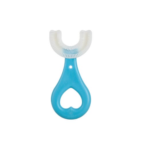 Children Silicone Toothbrush - Blue