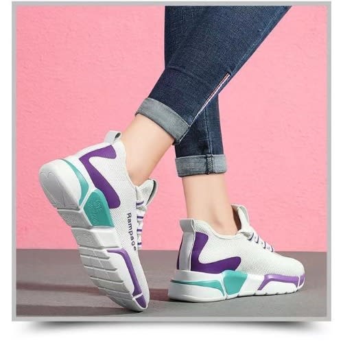 Ladies Classic Casual Sneakers - White