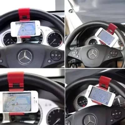 Car Steering Wheel Phone Holder