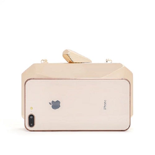 Ladies Clutch Purse - Gold