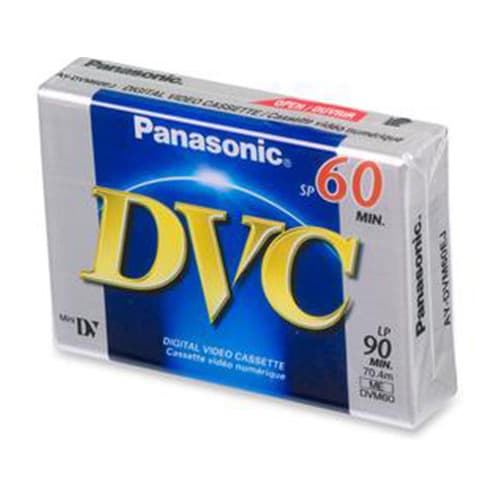 AY-DVM60EJ MiniDV Tape SP 60min - 90min LP Mode For Camcorder Camera