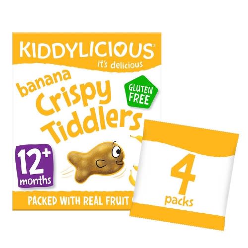 Banana Crispy Tiddlers 12+ Months - 4 x 12g