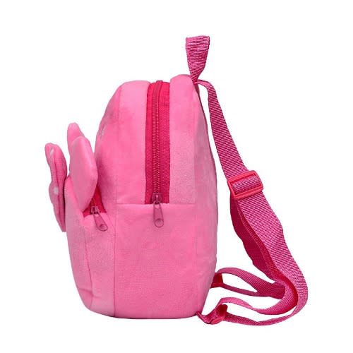 Cute Toddler Pink Minnie Cartoon Plush Kids Bag For 1-3 Years