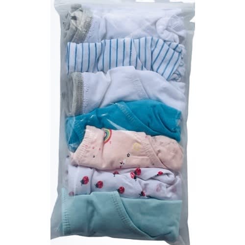 7 Pack Colored Girls Briefs- F4