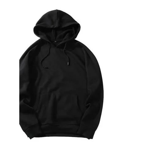 Plain Hoodie - Black
