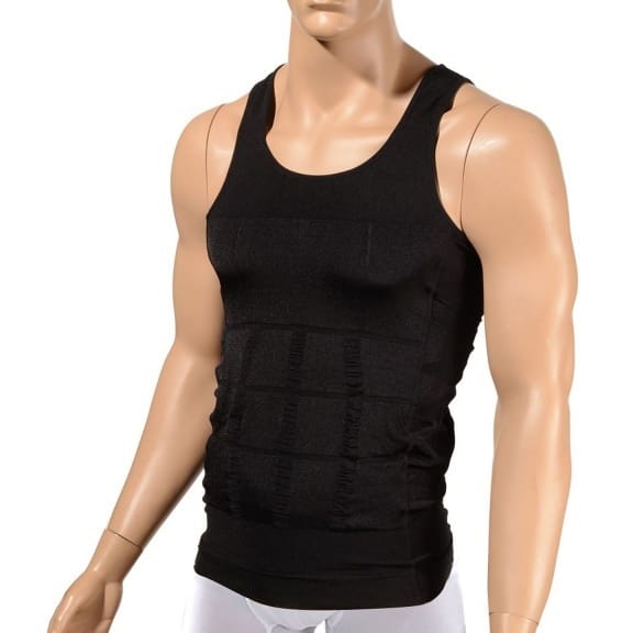 Slim N Lift Slimming Shapewear Vest For Men - Black
