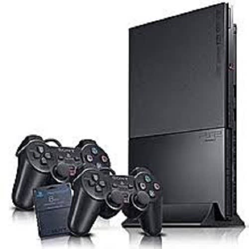 PS 2 Slim Console with 2 Pads + 18 Bonus Games