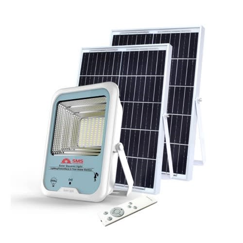 200W Solar Square Flood Light - Double Panel