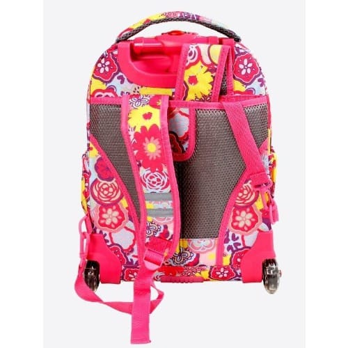 Poppy Pansy 16" Lolli 2 Piece Set Rolling Backpack And Lunchbag