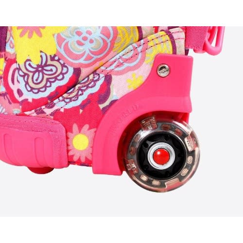 Poppy Pansy 16" Lolli 2 Piece Set Rolling Backpack And Lunchbag