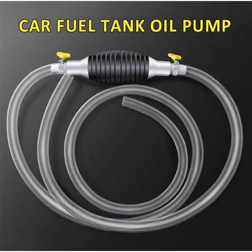 Universal Portable Car Manual Fuel Pump Transfer Hand Primer For Gas