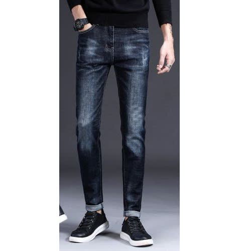 2 In 1 High Quality Stock Jeans 4 Men - Wash Blue & Wash Black