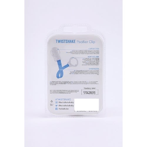 Twistshake Pacifier Clip -  Cookiecrumb -Blue
