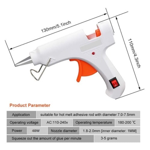 7mm Hot Glue Gun