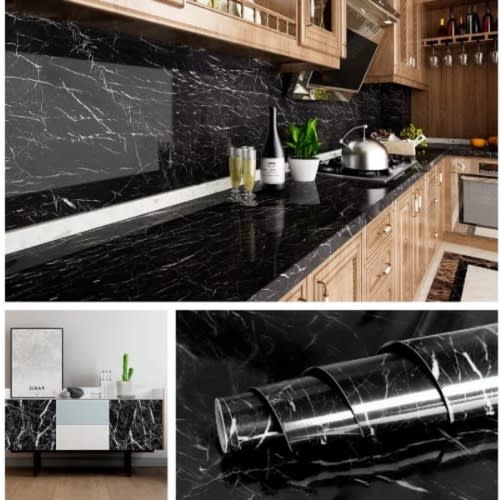 Waterproof Oil-proof Marble Wallpaper