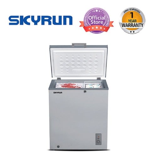 145 Litres Chest Freezer -Grey