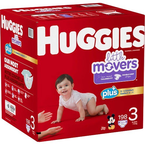 Little Movers  Diaper -Size 3 -193 Counts