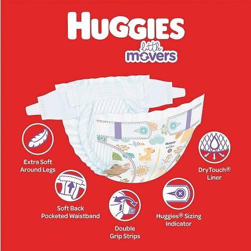 Little Movers  Diaper -Size 3 -193 Counts