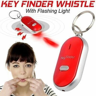 Anti-lost  Key Finder Whistle With Flashing Led Light