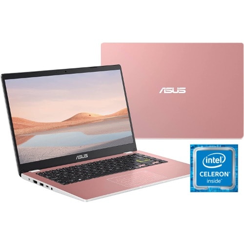 Vivo Book E410 Notebook - 14" - Intel Celeron - 4GB RAM - 128GB Emmc - Windows 10 - Pink