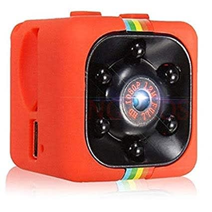 Mini Camera 1080p Hidden Camera With Ir Night Vision And Motion Detection - Red