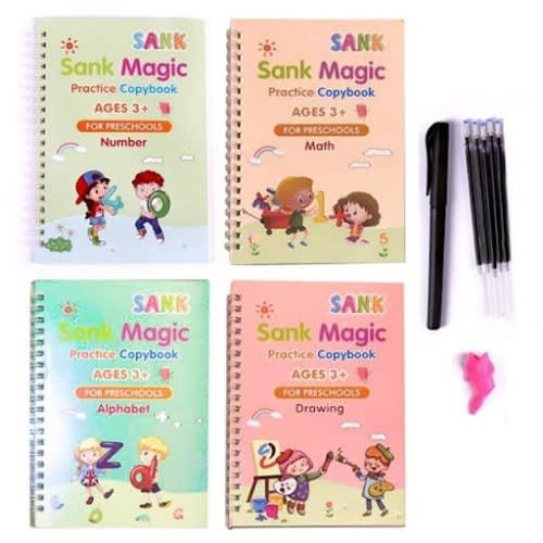 4 In 1 Reuseable Magic Copy Book