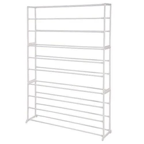 Stainless Steel Multifunctional Shoe Rack - 50 Pairs- 10 Tier