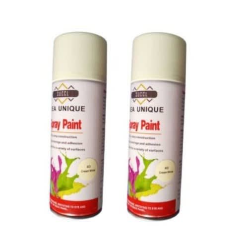 Sea Unique Spray Paint -cream White - 450ml - 2pcs