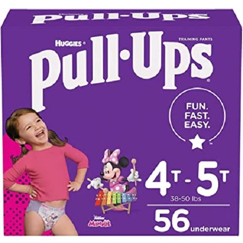 Pull-ups Girls' Potty Training Pants Training Underwear - Size 6 -  4t-5t - 56 Cont