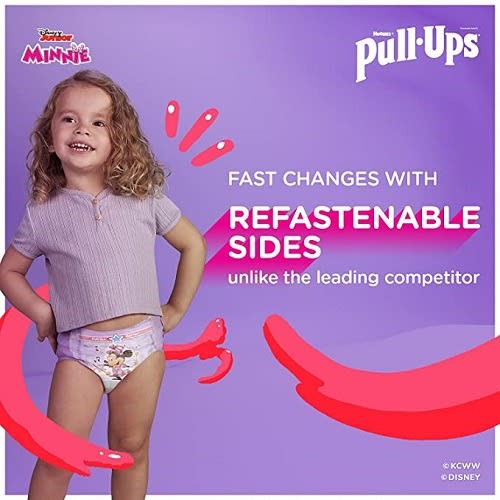 Pull-ups Girls' Potty Training Pants Training Underwear - Size 6 -  4t-5t - 56 Cont