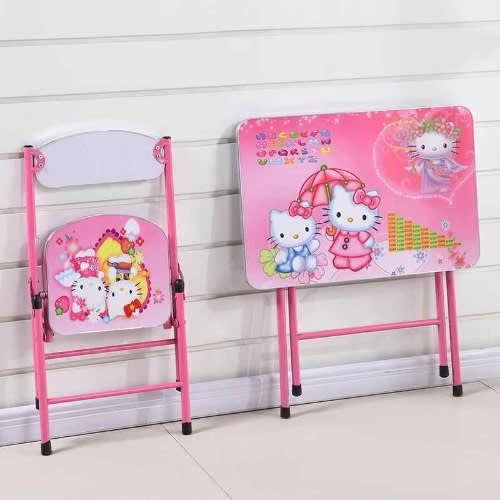 Kid’s Foldable Table & Chair Set