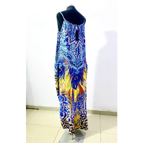 Ladies Print Spaghetti Strap Dress