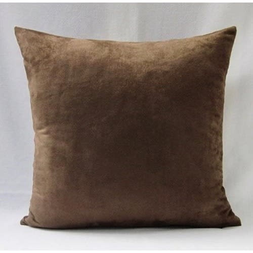 Square Throw Pillow - Brown