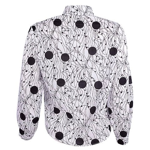 Geometric Print Blouse