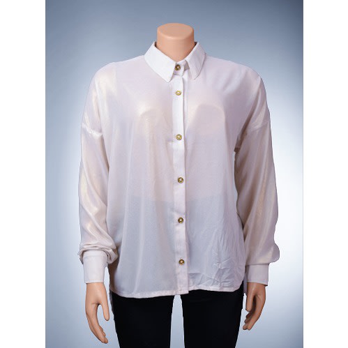 Long Sleeve Chiffon Top