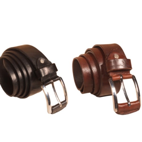 Pure Leather Belts - 2pcs