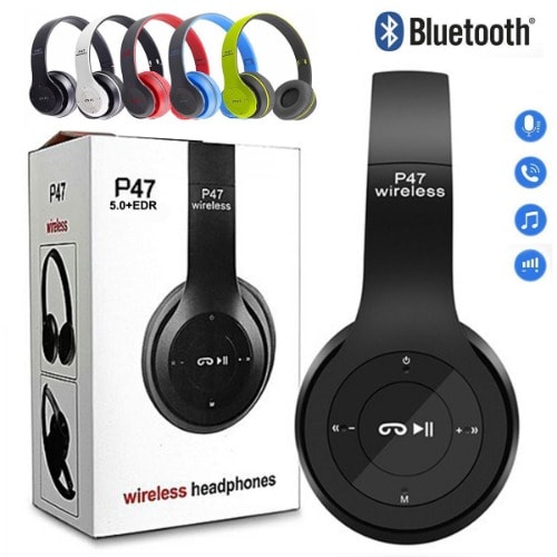 Wireless Bluetooth Headphone - Black