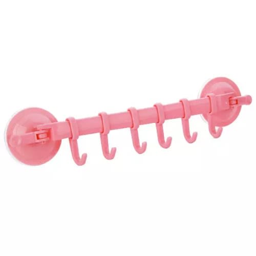 Suction Wall Hook - 6 Hook - 1piece