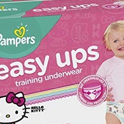 Easy Ups Training Pants For Girls - Size 5 - 124ct