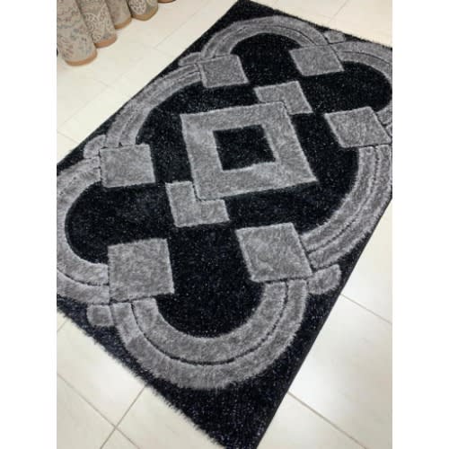 5 By 7ft Pattern Multicolor Center Shaggy Rug