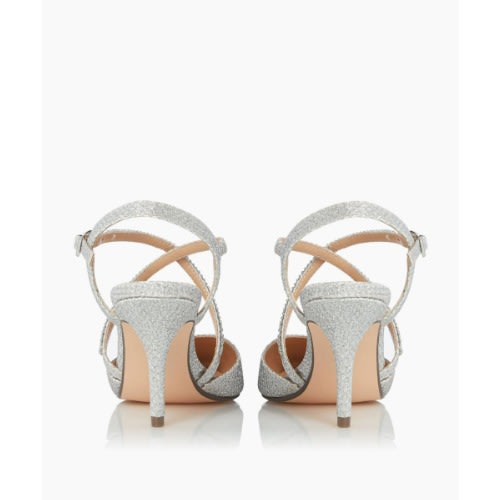 Diina - Silver Pointed Court Shoes