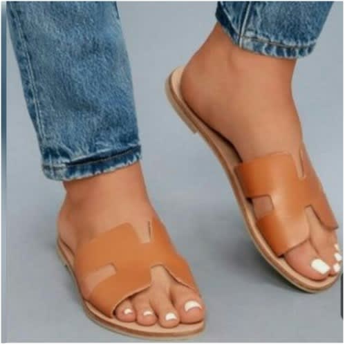 Classy Female Brown H Slips