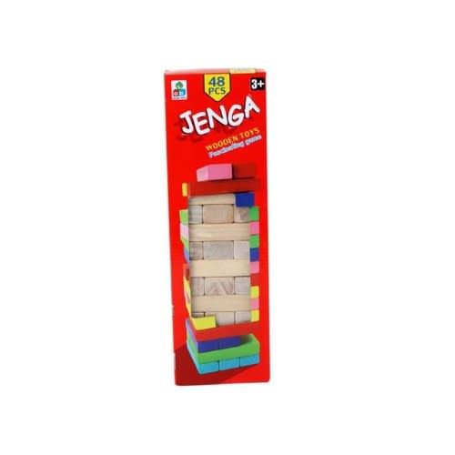 Jenga Wooden Game - Brown