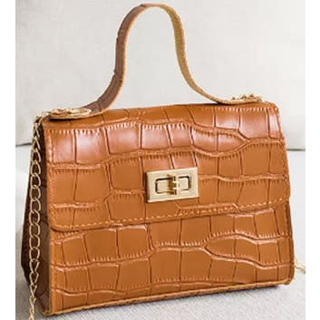 Fashion Ladies Mini Handbag- Brown
