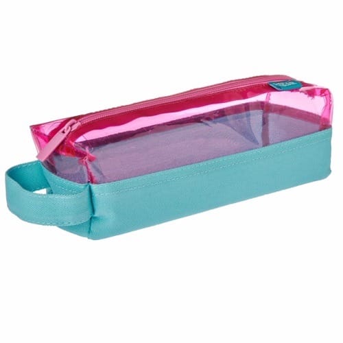 Clear Split Pane School Pencil Case Pouch