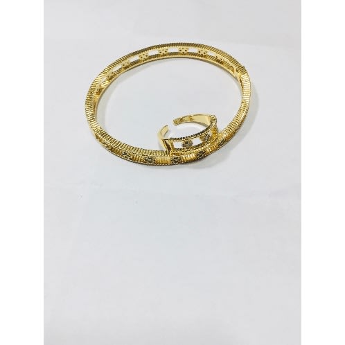 Bracelet & Ring - Gold
