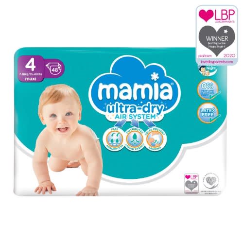 Uk Ultra Dry Maxi Diaper Size 4 - 7-18kg- 48 Nappies X2 -96 Counts