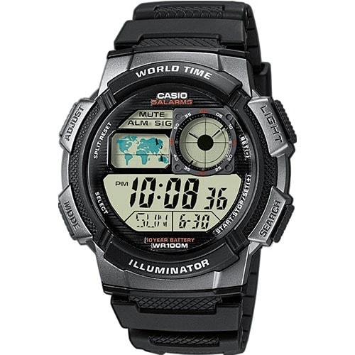 Collection Ae-1000w-1a2vef Men's Alarm Chronograph Watch