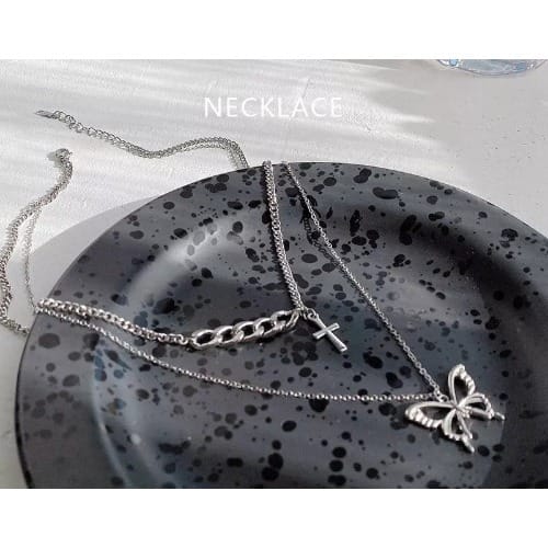 Double Layer Chain & Pendant For Women.