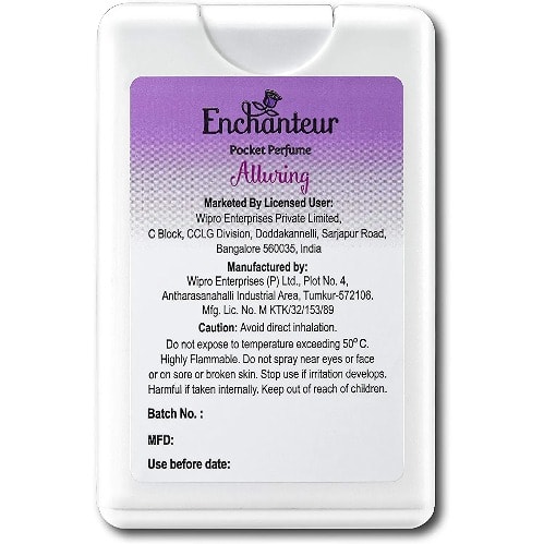 Pocket Perfume Edt -Alluring -18ml
